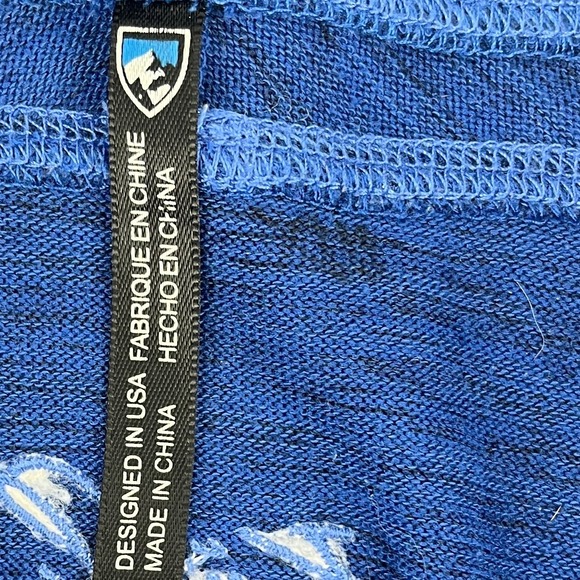 Kuhl Womens Blue Cowl Neck Long Sleeve Pullover Sweater Fleece Size Medium - Picture 8 of 10